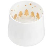 Räder Jeu d'ombres forêt de sapins - Diamètre : 7,5 cm - Hauteur : 6,5 cm - Doré