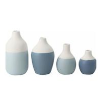 Räder Lot de 4 mini vases bleus