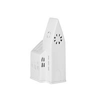 Räder Maison Lumineuse Petite église Blanche en Porcelaine avec Relief et gaufrage