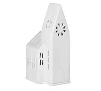 Räder Maison Lumineuse Petite église Blanche en Porcelaine avec Relief et gaufrage