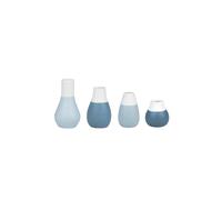 Räder Lot de 4 mini vases pastel - Bleu