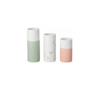 RAEDER Mini-vases Set de 3 COULEURS PRINTANIÈRES vert vert clair