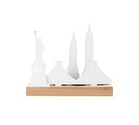 Räder Objet lumineux Silhouette de ville New York