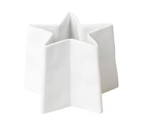 Räder Photophore en forme d'étoile - En métal - Blanc - Thème étoilé - Pour occasions spéciales