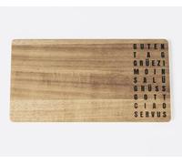 Räder Planche « Bonjour » multilingue