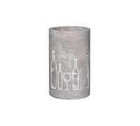 RAEDER Refroidisseur de bouteille en béton 21cm Bouteille et verre gris