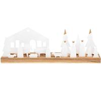 Räder [SA2025/08] Living Xmas Crèche Lumineuse 45 x 9,5 cm Acacia
