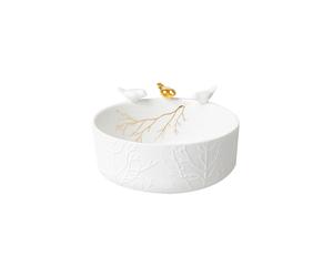 RAEDER Schale en porcelaine VOGELSCHWARM 12x6cm Blanc blanc