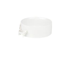 RAEDER Schale Katze 14,3x5cm blanc