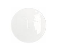 Räder Surmatelas à vin « Genießer » - En porcelaine pour verres à vin avec relief du visage - Support pour apéritifs et couvercle en verre