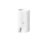 RAEDER Vase 9x13cm CHIEN ASSIS Blanc blanc