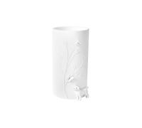 RAEDER Vase 9x17cm CHIEN DEBOUT Blanc blanc
