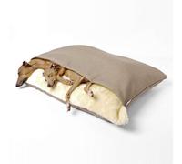 RAEF 1 pièces Grand chenil Hiver Chaud nid de Chat Sac de Couchage Amovible et Lavable Coussin de Couchage Fournitures pour Animaux de Compagnie Coussin pour Chien Grande Maison canapé Doux