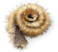RAEF Bande de Fausse Fourrure de Raton Laveur, en Peluche Douce, Ruban d'habillage pour Manteau, Capuche, vêtement, Artisanat, Collier, Chapeau, Accessoires de Couture, 1M x 7cm