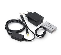 Raeisusp EP-5F Coupleur DC EN-EL24 VFB1190 Batterie factice Câble USB QC3.0 Adaptateur USB pour appareil photo Nikon 1 J5 1J5