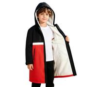 Raenseen Jungen Sweatshirt Mädchen Top Parka Imperméable Crop Top Années Danse Crop Danse Kimono Capuche Et Doublure En Sweatshirt Gym Rouge 9-10 ans