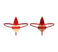 Raenseen Vêtements Nuit pour Hommes Dragueur Slip en Ligne Pêche Slip Lingerie Sissy Rouge Doux Et Respirant Sissy sans Selle Rave Beige Rouge Taille Unique