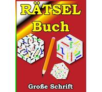 Rätsel für Senioren: Wortsuchrätsel, Sudoku und Kreuzworträtsel in großer Schrift