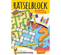 Rätselblock ab 5 Jahre, Band 1, A5-Block [German] by Ulrike Maier [Paperback]