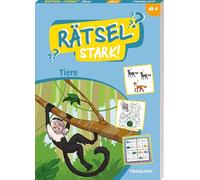 Rätselstark. Tiere: Bunter Rätselblock ab 6 Jahren