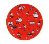 Rätt Start Assiette plate Mumin Lilla My Ø19.8 cm Rouge
