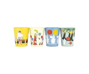 Rätt Start Tasses de collection Mumin Festligheter 15 cl. lot de 4 Multi