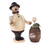 Räuchermann Max Winzer NEU 16Cm Vigneron Vigneron Viticulteur Caviste
