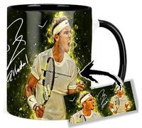 Rafa Nadal Tasse Ceramique Intérieure et Poignée Noire Mug