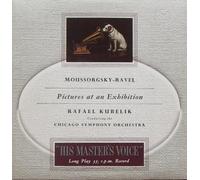 RAFAEL KUBELIK Coducting the CHICAGO SYPHONY ORCHESTRA - MOUSSORGSKY - RAVEL / Pictures at an Exhibition / RAFAEL KUBELIK Conducting the CHICAGO SYMPHONY ORCHESTRA / ca. 1955 / Bildhülle mit ORIGINAL bedruckter Innenhülle / "HIS MASTERS VOICE" # BLP.1002 / Britische Pressung / 10" Vinyl Langspiel Schallplatte