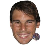 Rafael Nadal Celebrity Mask, Flat Card Face, Fancy Dress Mask