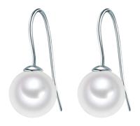 Rafaela Donata Boucles d'oreilles argent / blanc perle, Taille One Size