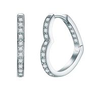 Rafaela Donata Boucles d'oreilles argent / transparent, Taille One Size