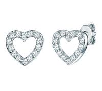 Rafaela Donata Boucles d'oreilles argent / transparent, Taille One Size