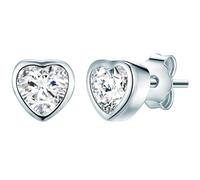 Rafaela Donata Boucles d'oreilles argent / transparent, Taille One Size