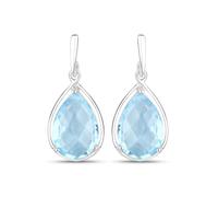 Rafaela Donata Boucles d'oreilles bleu ciel / argent, Taille One Size