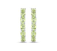 Rafaela Donata Boucles d'oreilles citron vert / argent, Taille One Size