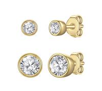 Rafaela Donata Boucles d'oreilles jaune d'or, Taille One Size