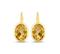 Rafaela Donata Boucles d'oreilles jaune / jaune d'or, Taille One Size