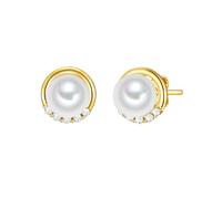 Rafaela Donata Boucles d'oreilles or / blanc perle, Taille One Size