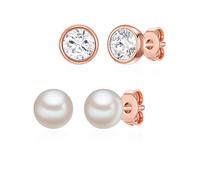 Rafaela Donata Boucles d'oreilles or rose, Taille One Size