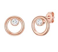 Rafaela Donata Boucles d'oreilles or rose / transparent, Taille One Size
