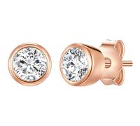 Rafaela Donata Boucles d'oreilles or rose / transparent, Taille One Size