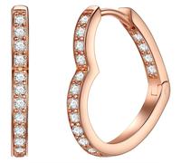 Rafaela Donata Boucles d'oreilles or rose / transparent, Taille One Size