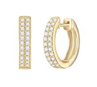 Rafaela Donata Boucles d'oreilles or / transparent, Taille One Size