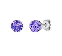 Rafaela Donata Boucles d'oreilles violet / argent, Taille One Size
