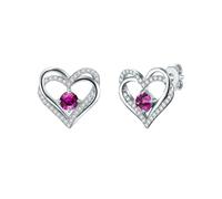 Rafaela Donata Boucles d'oreilles violet / argent, Taille One Size