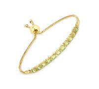 Rafaela Donata Bracelet jaune d'or / vert, Taille One Size