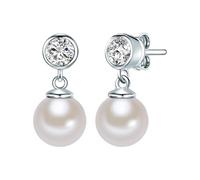 Rafaela Donata Clous d'oreilles pour Femme en 925/- Argent sterling Oxyde de zirconium (CZ)