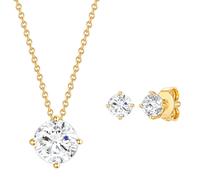 Rafaela Donata Parure de bijoux or / transparent, Taille One Size