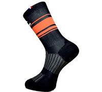 Rafa'l Boa Chaussettes vélo Noir/Orange Fluo FR : L (Taille Fabricant : 43-46)